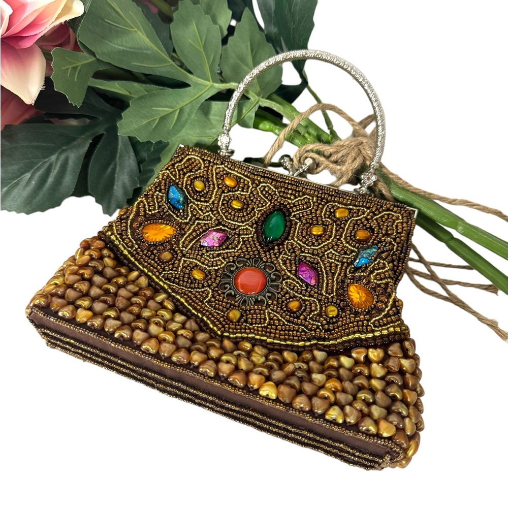Vintage beaded purse, shoulder bag,evening bag,clutch,cocktail purse